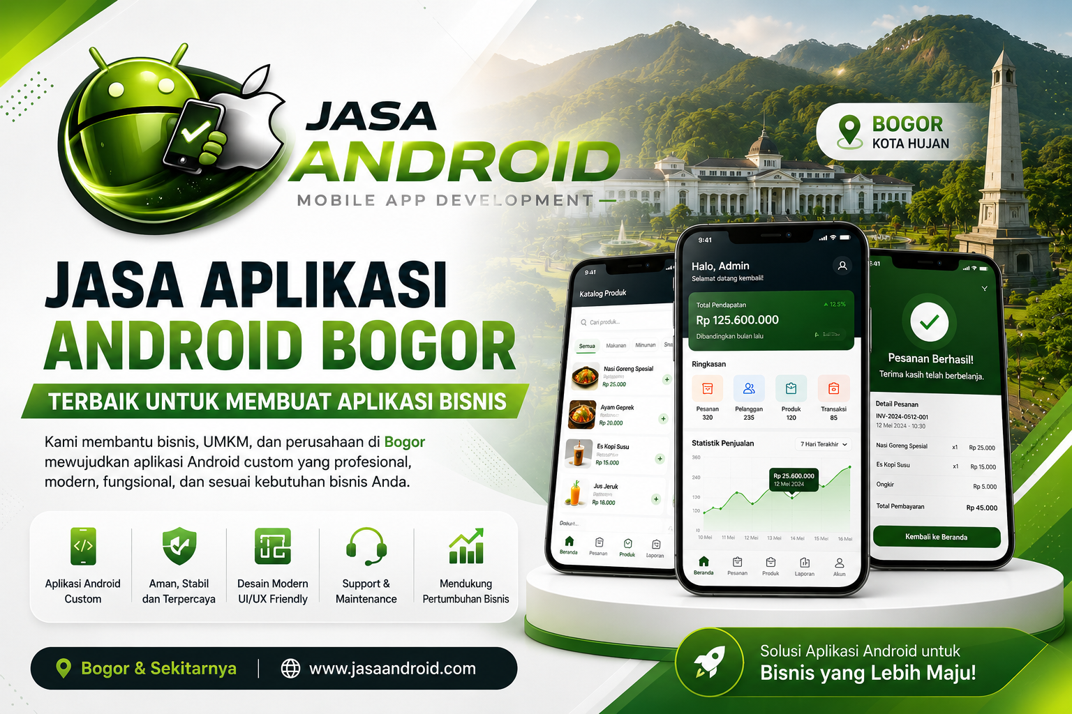 Jasa Aplikasi Android Bogor Terbaik untuk Membuat Aplikasi Bisnis